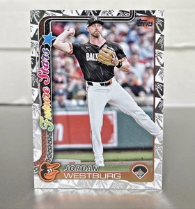 2025 Topps Series 1 #142 Jordan Westburg Future Stars Palm Tree Parallel Orioles - Foto 1 di 2