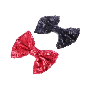 2 Pcs Hairpin Baby Ribbon Accessories Red Bow Clips for Kids Girls Hairclip - Picture 1 of 12