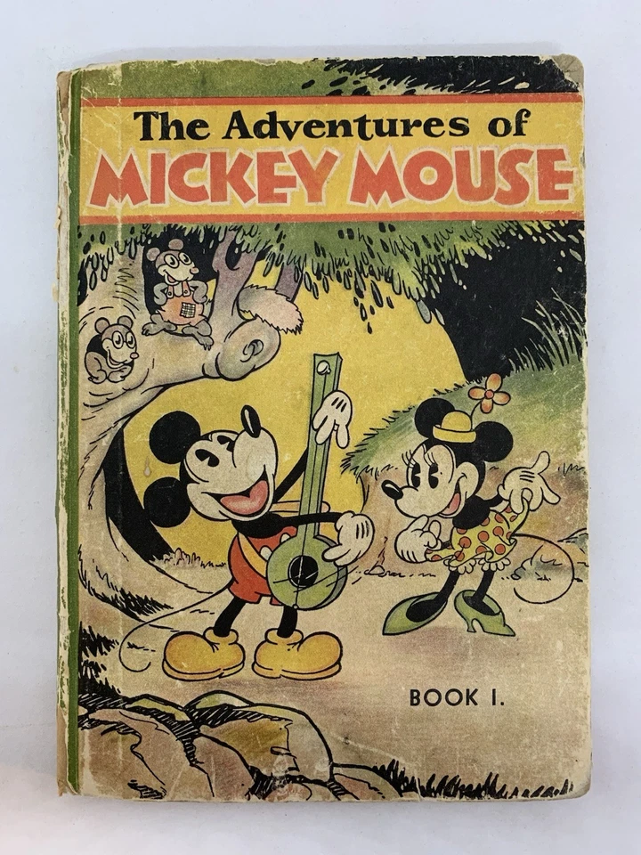 1931 Las aventuras de Mickey Mouse Walt Disney Productions primera edición Foto 1 de 4
