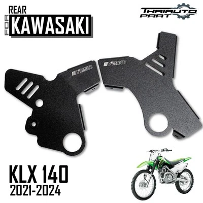 Par de marcos de cubierta protectora LR negro aptos para Kawasaki Klx140 KLX Foto 1 de 4
