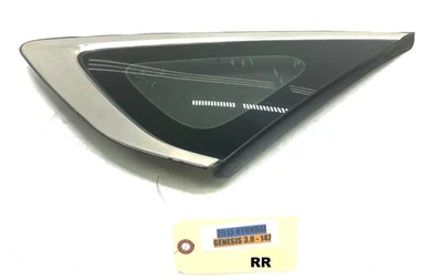 HYUNDAI GENESIS 2015-2016 PASAJERO DERECHO CUARTO TRASERO PANEL VENTANA VIDRIO FABRICANTE DE EQUIPOS ORIGINALES. Foto 1 de 4