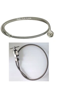 Laparoscopy Hose Pipe with Pin Index Valve & DIN Type SS Mesh For Insuflator 2Pc - Picture 1 of 10