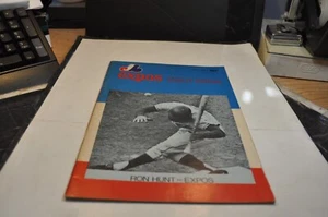 Montreal expos baseball program magazine 1972 los angeles dodgers ron hunt mlb - Bild 1 von 24