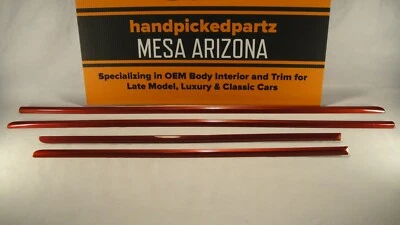 1998-2004 CADILLAC SEVILLE SLS RED OEM BODY SIDE TRIM MOLDING SET - 4 PC - Image 1 of 4