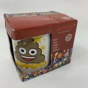 Emoji Poop Happens 12 Unzen Kaffee Teetasse Becher Neu im Karton - Bild 1 von 10