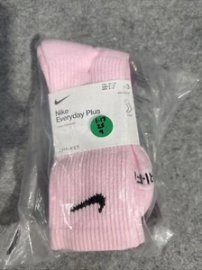 Nike Everyday Plus Cushioned Socks, Multi-colored (Pinks,) 3 Pack - Picture 1 of 8
