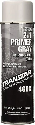 Transtar 2 in 1 Auto Body Primer Gray Aerosol Spray Can, 4603  - Image 1 of 4
