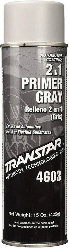 Transtar 2 in 1 Auto Body Primer Gray Aerosol Spray Can, 4603  Foto 1 de 4