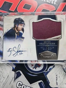 2010-11 Panini Dominion #247 Kevin Shattenkirk RC Patch Auto 89/99 RPA - Picture 1 of 3