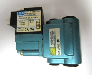 MAC VALVES 35A-E00-DAAJ-1KJ W/ 35AMPM012R - Picture 1 of 7