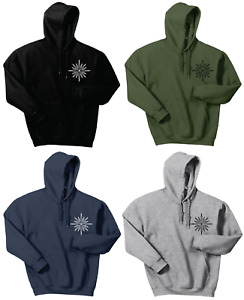 CIA Central Intelligence Agency 16 Point Compass Star Morale Hoodie Sweatshirt