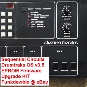 Sequential Circuits Drumtraks OS v0.5 EPROM Firmware Upgrade KIT / New ROM Chip - Picture 1 of 2