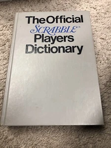 Official Scrabble Players Dictionary 1978 Vintage Retro 1st Edition Hardcover HC - Picture 1 of 6