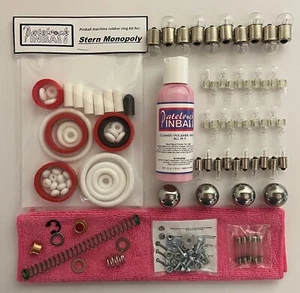 2001 Stern Monopoly Pinball Machine Maintenance Tune Up Kit - Picture 1 of 3