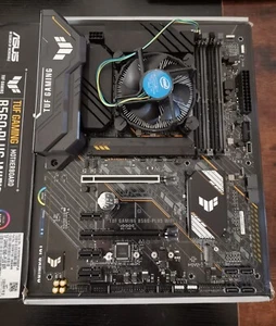 CPU PROCESSORE INTEL CORE i7-10700 +SCHEDA MADRE ASUS B560-PLUS WIFI + RAM 16 GB - Foto 1 di 4