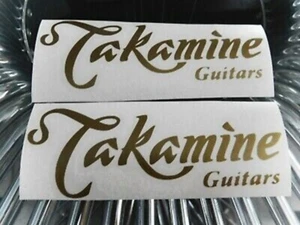 2pcs takamine , sticker, stickers vinyl decal autocollant - Picture 1 of 2