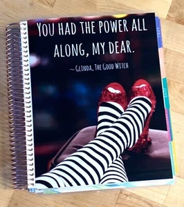 Oz Power All Along Front/Back Cover Set 4 use with Erin Condren Life Planner - Picture 1 of 4