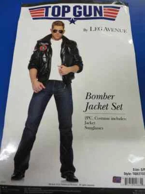 Chaqueta de Bombardero Top Gun Fuerza Aérea Militar Elegante Disfraz Halloween Adulto Foto 1 de 2
