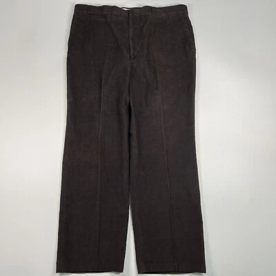 Vintage Haggar Pants Men’s 40x30 Brown Corduroy Trousers Measures 39x29 - Image 1 of 4