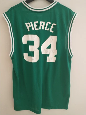 Paul Pierce Boston Celtics NBA Jersey Reebok Mens Sz L Green #34 | 00s NBA Cover