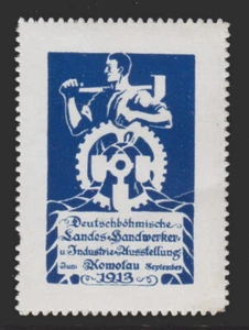 GERMAN BOHEMIAN LANDES BANDWORK INDUSTRIES EXHIBITION KOMOTAU SEPTEMBER 1913 - Picture 1 of 1