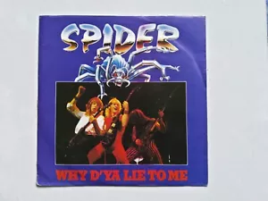 SPIDER - Why d'ya lie to me / Footloose and fancy free - 7" Vinyl single (EX/VG) - Bild 1 von 3