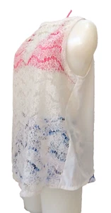 2-teiliges Bademode Überwurf Set: transparentes Spitzentop & Blumendruck Culotte Größe 9M - Bild 1 von 21