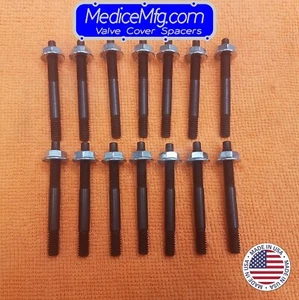STUD KIT FOR 1" INCH BIG BLOCK CHEVROLET (396, 402, 427, 454) VALVE COVER SPACER - Picture 1 of 5