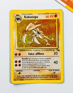 Pokemon Kabutops 9/62 Fossil Italiano Holo - Imagen 1 de 14
