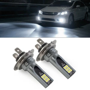 Par de faros LED súper brillantes para coche H7 luz blanca haz alto bajo DRL bombillas lámpara - Imagen 1 de 12