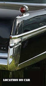 1956 CHRYSLER IMPERIAL TAIL LIGHT ASSEMBLIES LH RH MOPAR GUN SIGHT - Picture 1 of 5