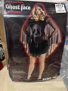 Scream 4 Adult Women’s Ghost Face Scream Queen Vintage Costume 2011 Size 2-8 Sm