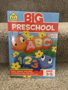 Big Preschool Workbook by School Zone and Joan Hoffman (Paperback) Brand New - Picture 1 of 2