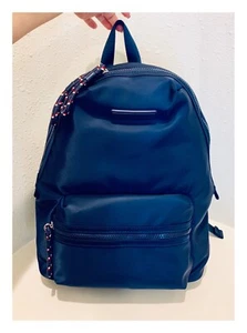 Tommy Hilfiger Unisex Nylon Large Navy Blue Backpack OS NWT - Picture 1 of 8