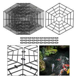 10 Pieces Pond Guard Net Protector Pond Protector Multiuse Hexagonal Grid with - Picture 1 of 7