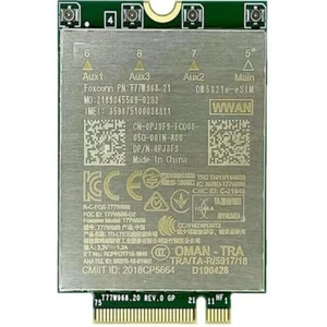 Foxconn T77W968 DW5821e eSIM LTE Cat16 M.2 4G module for Dell Latitude 7400 7400 - Picture 1 of 1