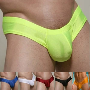 Calzoncillos boxer de malla transparente para hombre bolsa abultada ropa interior traje de baño calzoncillos bragas. - Imagen 1 de 23
