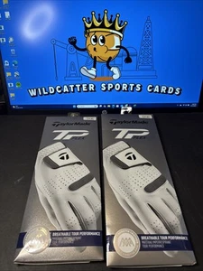 Guanto da golf Taylor Made TP Flex in pelle da uomo mano sinistra XL bianco. - Foto 1 di 3