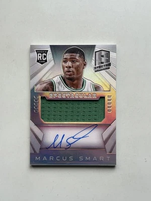 2014 Panini Spectra Rookie Spectacular Jersey Autograph Marcus Smart /35 RC - Image 1 of 4