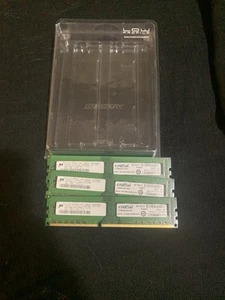 Crucial CT25664BA1339.M8FMR 6GB (2GB x 3) PC3-10600 DDR3-1333MHz Desktop Memory - Picture 1 of 3