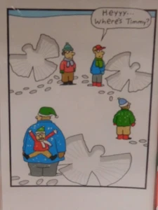 Funny North Pole Idol Santa in Talent Show Holiday Christmas Cards - Picture 1 of 1