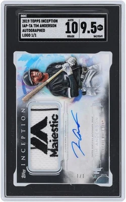 Tim Anderson White Sox Signed 2019 Topps Inception #IAP-TA #1/1 SGC 9.5/10 Card - Image 1 of 4