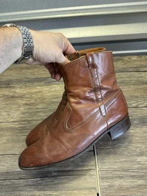 Bally Lamenco Leather Ankle Boots, Black Size US 9.5 N UK Made in Switzerland - Image 1 of 4