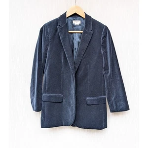 Blazer ZADIG & VOLTAIRE Viva Terciopelo Botón Azul Marino, Talla S - Imagen 1 de 11