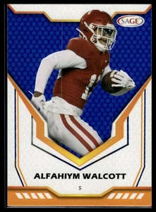 2024 SAGE HIT Blue Alfahiym Walcott #179 Arkansas Razorbacks - Imagen 1 de 2