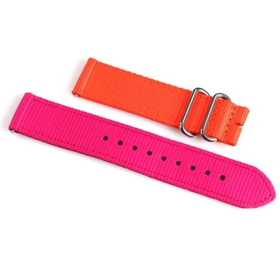Versus by Versace VRS-SGM130014  Orange and Pink unisex Canvas Watch Band New - Image 1 of 2