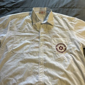 Israel - Magen David Adom Helicopter Medical Rescue Crew Button Shirt Size L - Bild 1 von 7