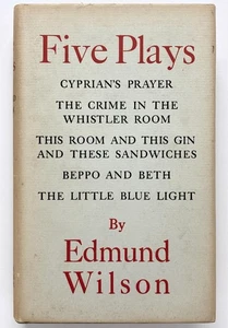 FIVE PLAYS - Edmund Wilson Farrar Straus and Young - Imagen 1 de 1
