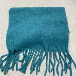 Anthropologie Brushed Woven Scarf Fringe Long Wide OS Fall - Picture 1 of 3