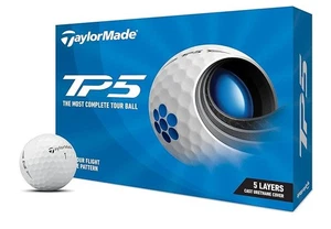 2021 Taylormade TP5 Dutzend weiße Golfbälle - Bild 1 von 1